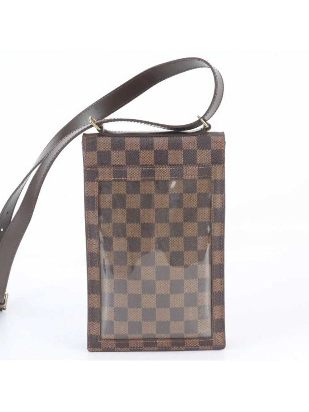 Louis Vuitton Damier Portobello Leather Shoulder Bag Crossbody Messenger